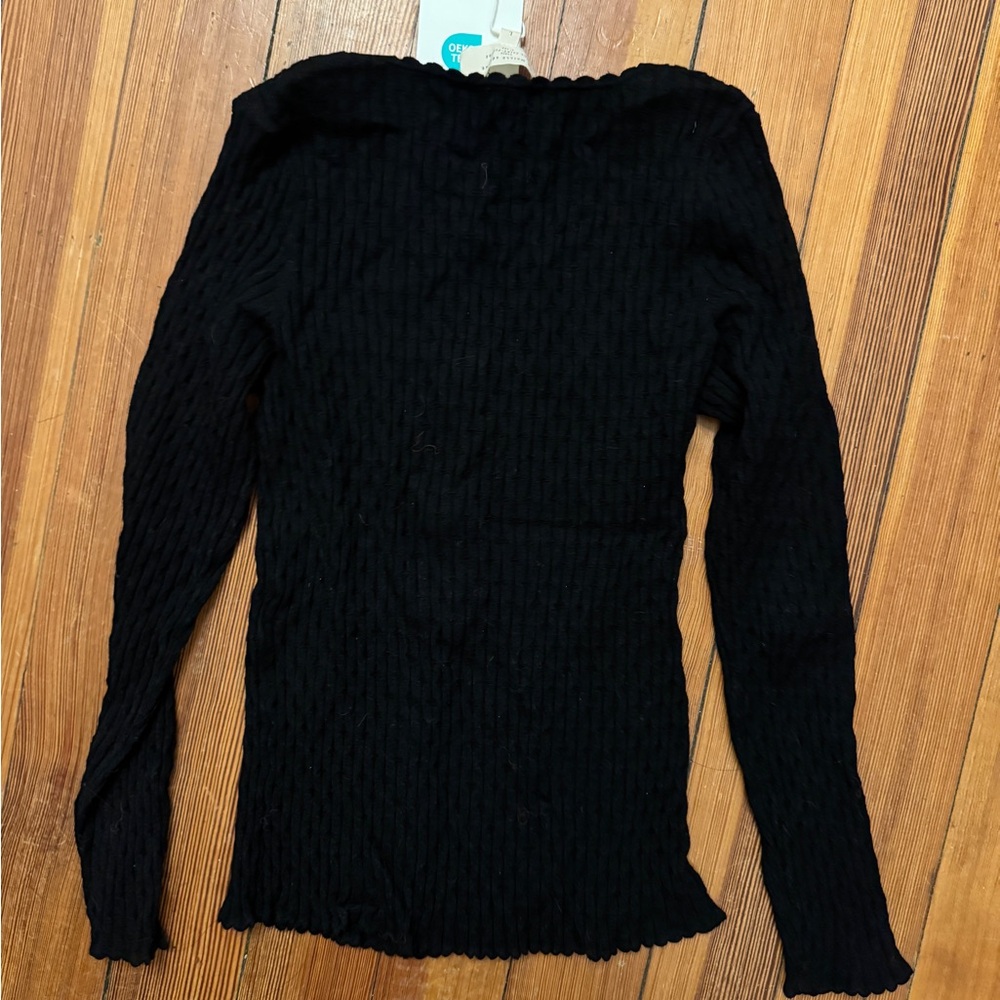 Sézane NWT Ambroise Cardigan in Black Size L - Picture 6 of 6